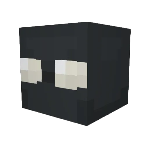 gelrat Minecraft avatar head, 3D render