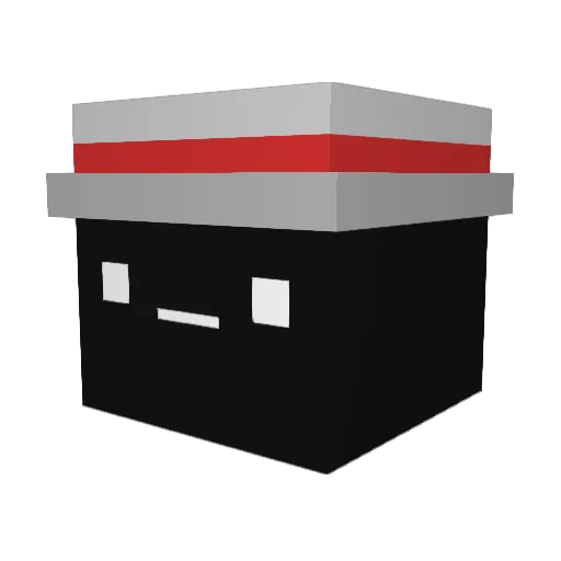 gemaruu Minecraft avatar head, 3D render
