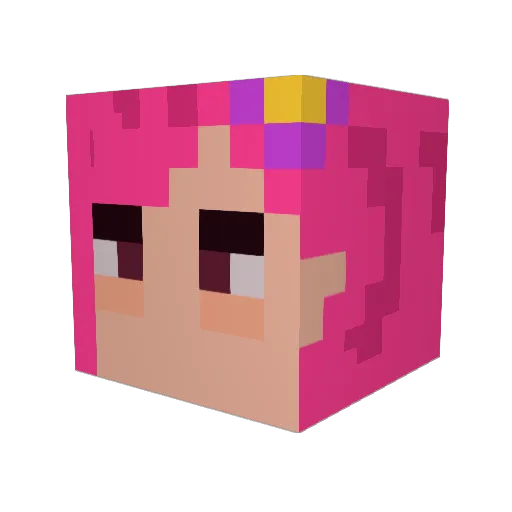gemerrific Minecraft avatar head, 3D render