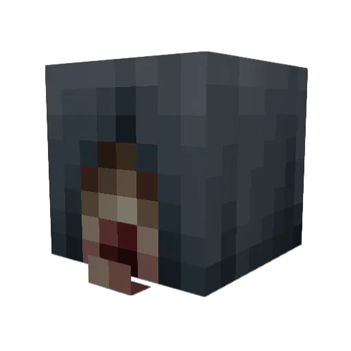 gemgeffery Minecraft avatar head, 3D render