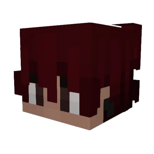 geminii Minecraft avatar head, 3D render