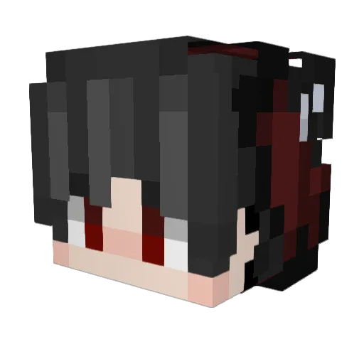 gemjars Minecraft avatar head, 3D render