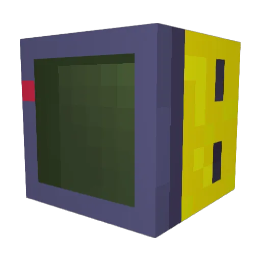 gemobj Minecraft avatar head, 3D render