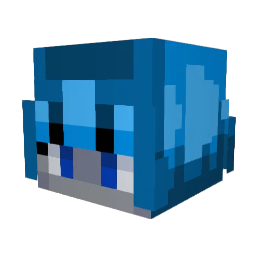 gems11 Minecraft avatar head, 3D render