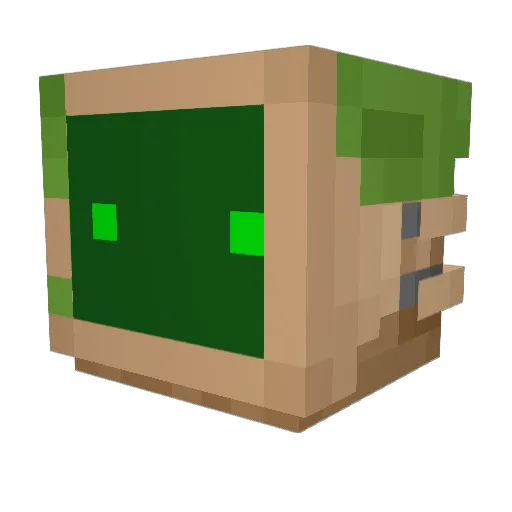 gemunson Minecraft avatar head, 3D render