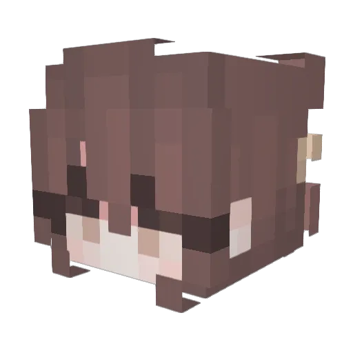 gemyjams Minecraft avatar head, 3D render