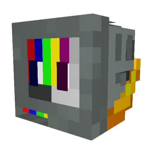 gendoo06 Minecraft avatar head, 3D render