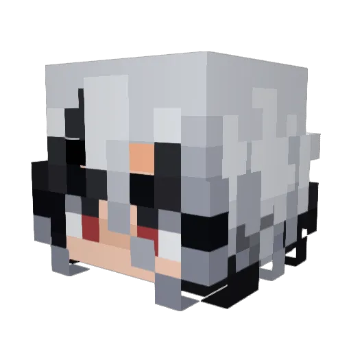 genember Minecraft avatar head, 3D render