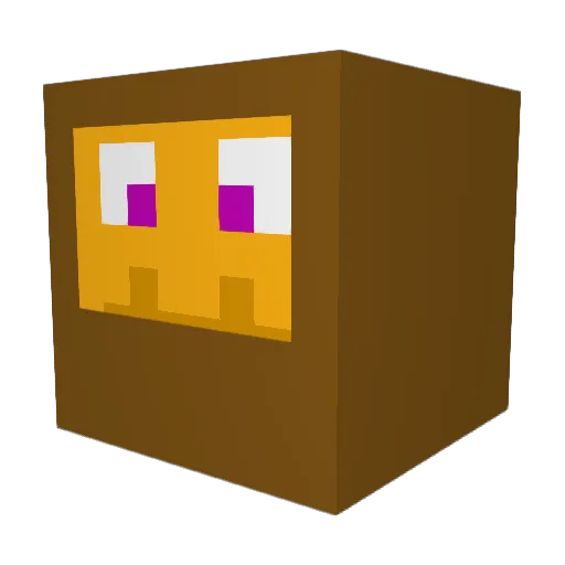 general_dragon Minecraft avatar head, 3D render