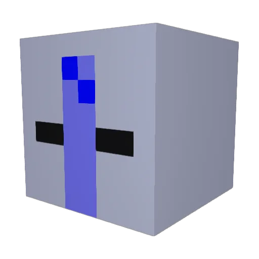 general_seeger Minecraft avatar head, 3D render