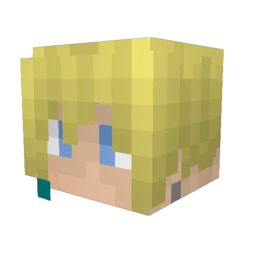 generalgriff Minecraft avatar head, 3D render