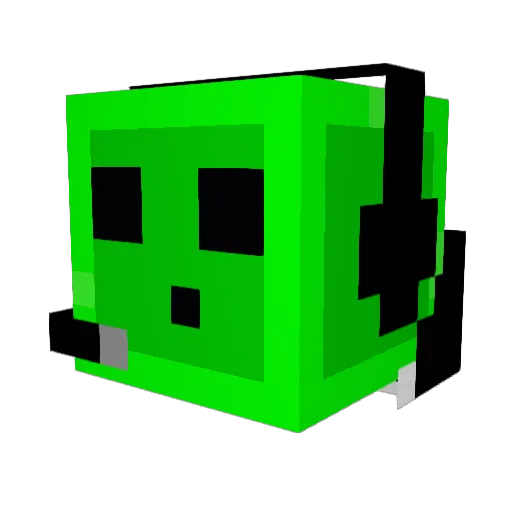 generator10 Minecraft avatar head, 3D render