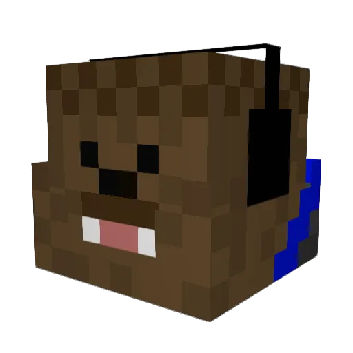 generis777 Minecraft avatar head, 3D render