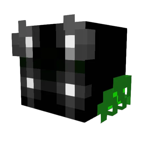 genero100 Minecraft avatar head, 3D render