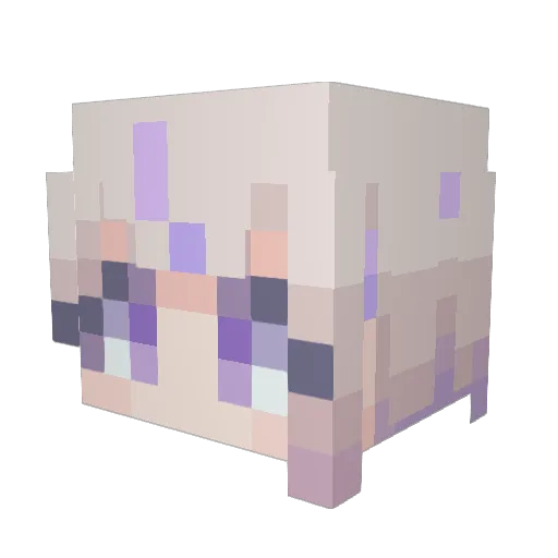 genesisdrill Minecraft avatar head, 3D render