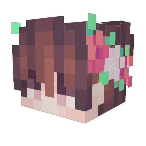 geneticdisaster Minecraft avatar head, 3D render