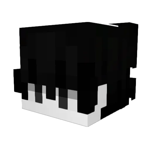 gengarLuis Minecraft avatar head, 3D render