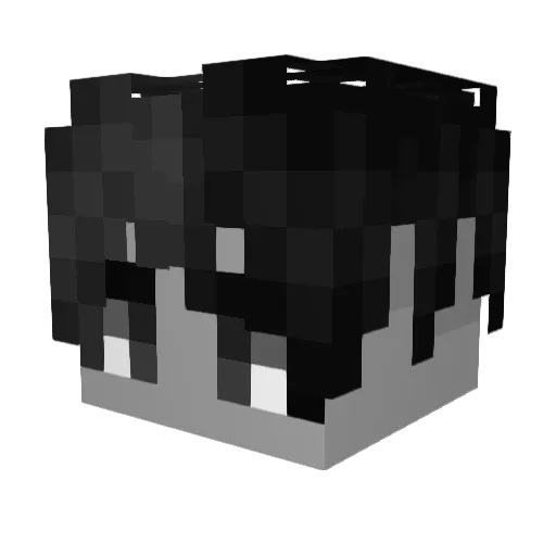 gengarrius Minecraft avatar head, 3D render