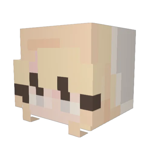 genghiskhan6967 Minecraft avatar head, 3D render