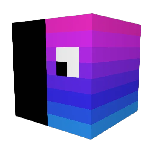genifabrik Minecraft avatar head, 3D render