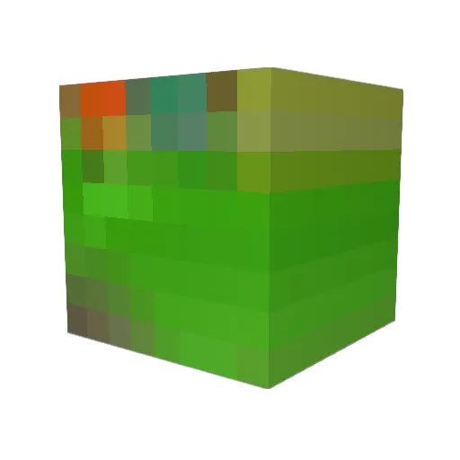 geniy Minecraft avatar head, 3D render