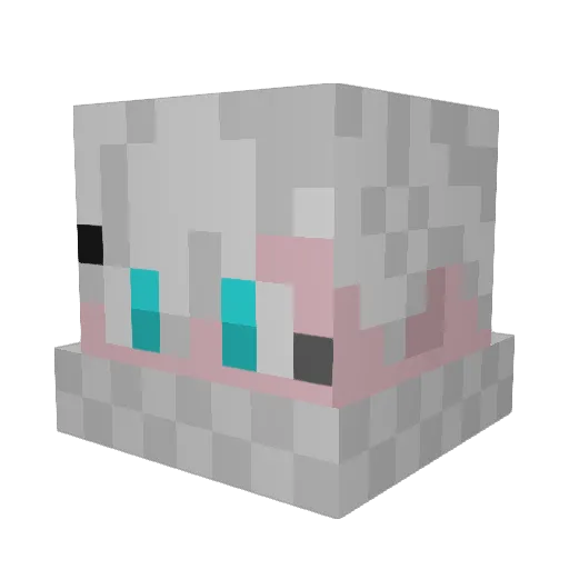genking4649ne Minecraft avatar head, 3D render