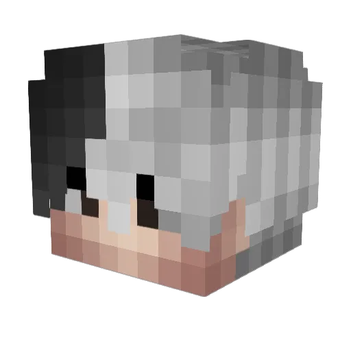 gennosukee Minecraft avatar head, 3D render