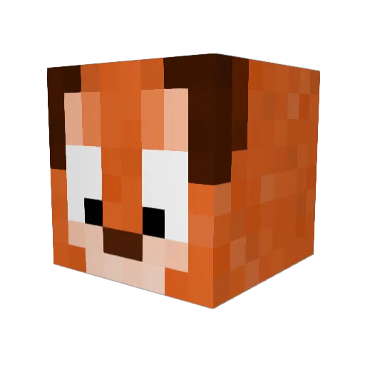 genovianprince Minecraft avatar head, 3D render