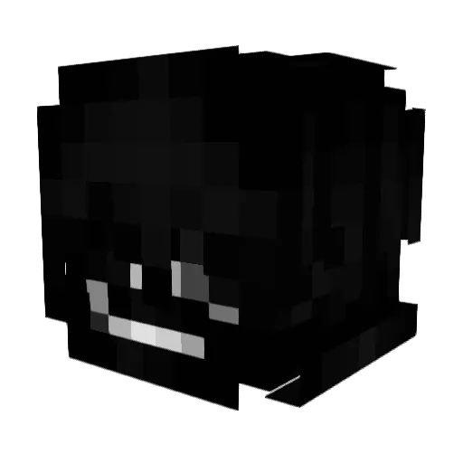 genshey Minecraft avatar head, 3D render