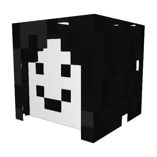 gentastic Minecraft avatar head, 3D render
