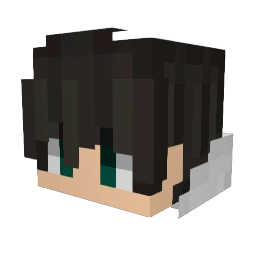 gentle003 Minecraft avatar head, 3D render