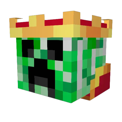 gentlemanbg Minecraft avatar head, 3D render