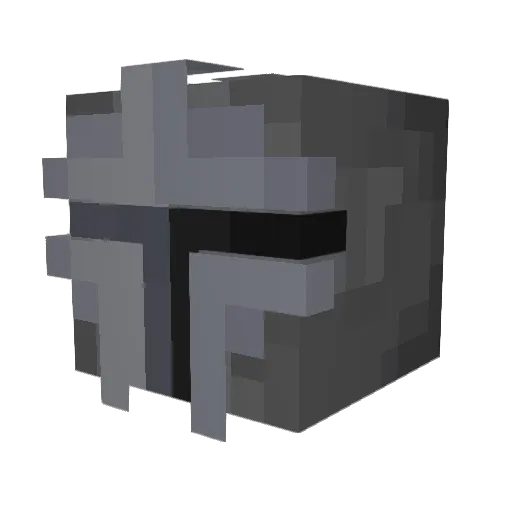 genwedar Minecraft avatar head, 3D render