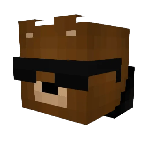 genzoo21 Minecraft avatar head, 3D render