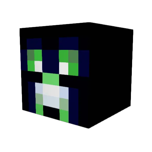 geo27190 Minecraft avatar head, 3D render