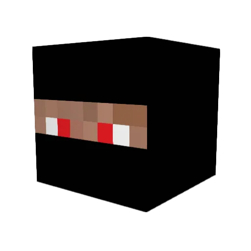 geo_hammer Minecraft avatar head, 3D render