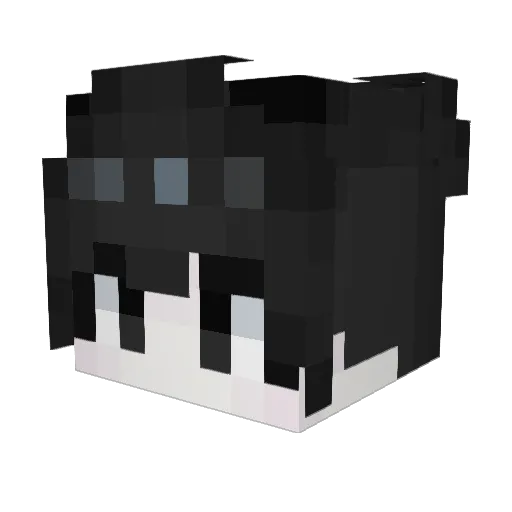 geobugie Minecraft avatar head, 3D render
