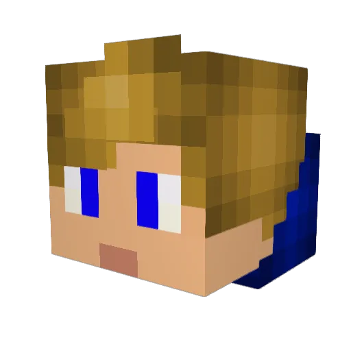 geodepig49 Minecraft avatar head, 3D render