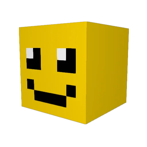 geoff338 Minecraft avatar head, 3D render