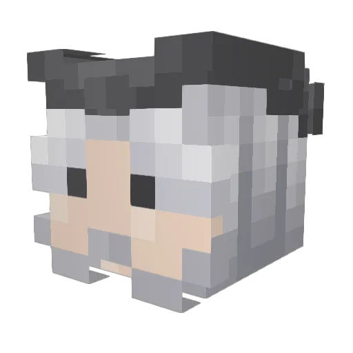 geologyrox Minecraft avatar head, 3D render