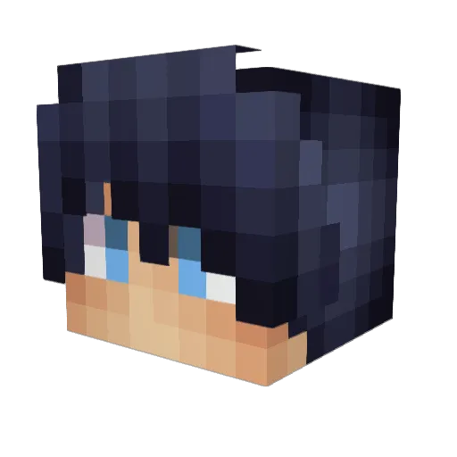 geometra90 Minecraft avatar head, 3D render