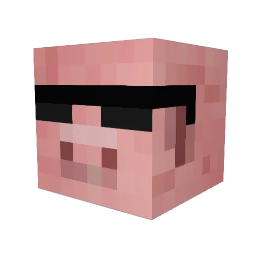 geomonkey123 Minecraft avatar head, 3D render