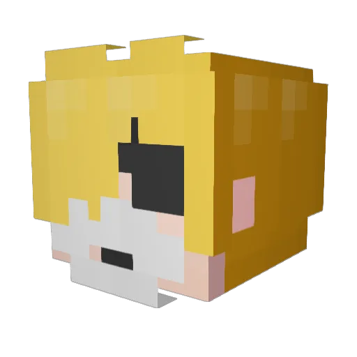 geon212 Minecraft avatar head, 3D render