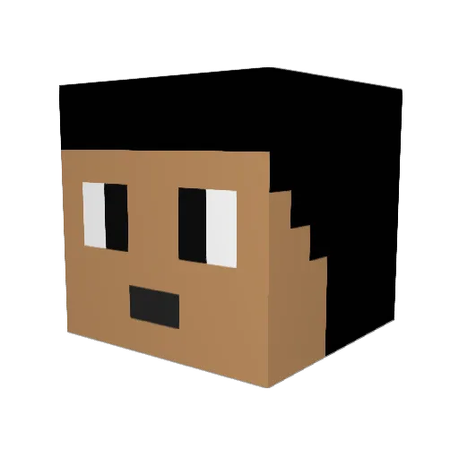 geonu0987 Minecraft avatar head, 3D render