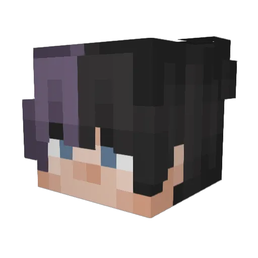 geoorgie Minecraft avatar head, 3D render