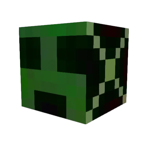 geord001 Minecraft avatar head, 3D render