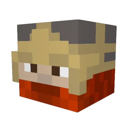 george__leslie Minecraft avatar head, 3D render