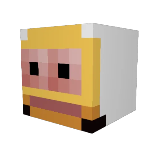 george_floyd93 Minecraft avatar head, 3D render