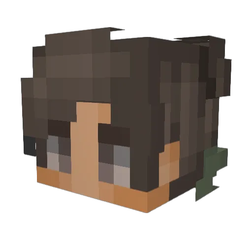 george_lol Minecraft avatar head, 3D render