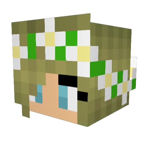 george_w6 Minecraft avatar head, 3D render
